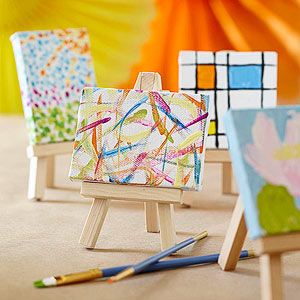 [HOT HOT] Bộ Vẽ tranh canvas mini kèm giá gỗ MONT MARTE cho người mới bắt đầu/trẻ em