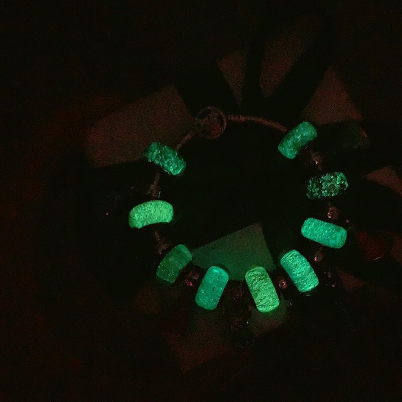 Charm glass phát sáng bạc 925 nhungsophie