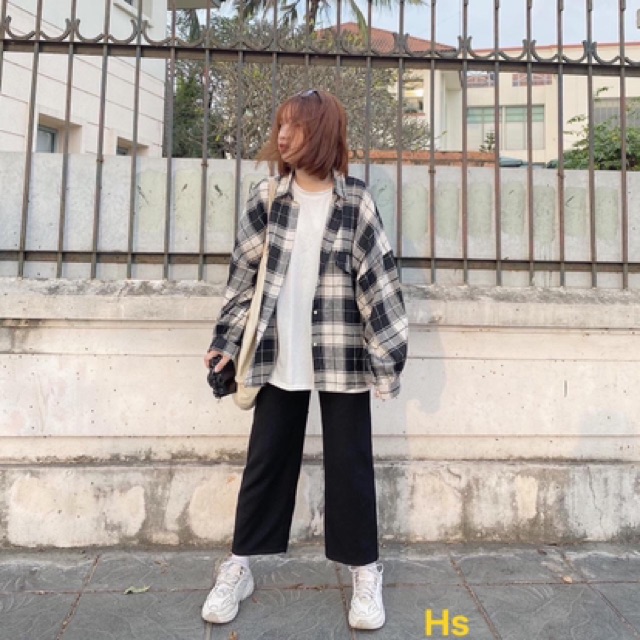 Áo sơ mi lệch túi HS12