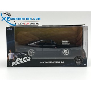 Xe Mô Hình DOM'S DODGE CHARGER 1:32Jada (ĐEN)