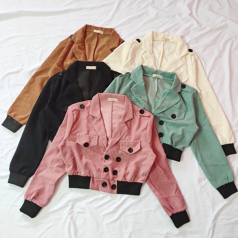 Áo khoác vest nhung sang chảnh kèm ảnh thật 🍓🍓🍓u