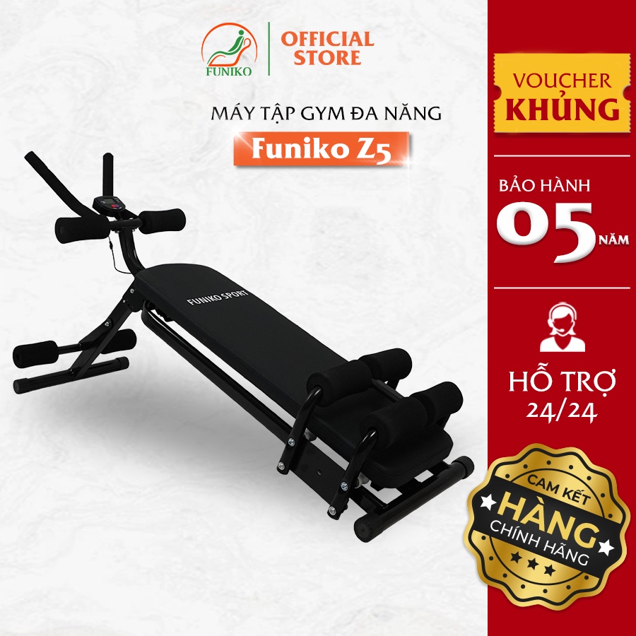 Máy tập gym đa năng FUNIKO Z5 bảo hành chính hãng 5 năm Điều chỉnh ba tốc độ