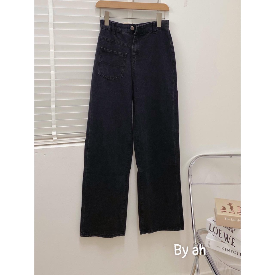 QUẦN SUÔNG JEAN TRƠN TÚI TRƯỚC QB1161