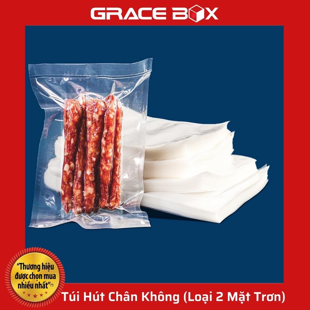 {Giá Sỉ} 1Kg Túi Hút Chân Không Thực Phẩm Hai Mặt Trơn - Siêu Thị Bao Bì Grace Box