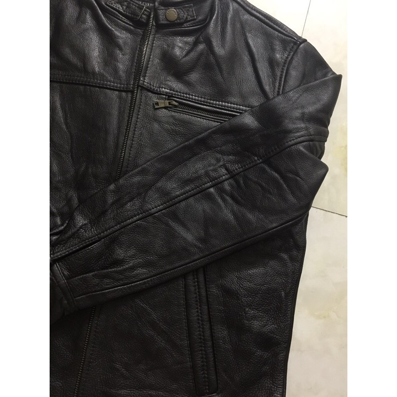 áo da bò hạt nguyên miếng siêu dầy ( cam kết da thật 100%) | BigBuy360 - bigbuy360.vn