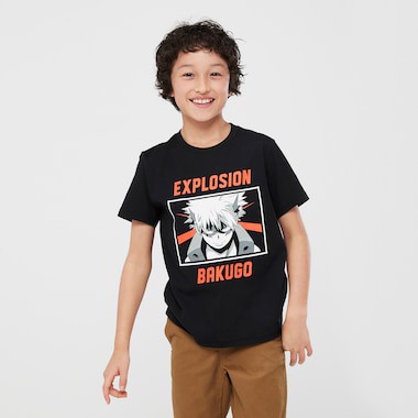 Áo thun KID NAM UNIQLO auth Nhật đen