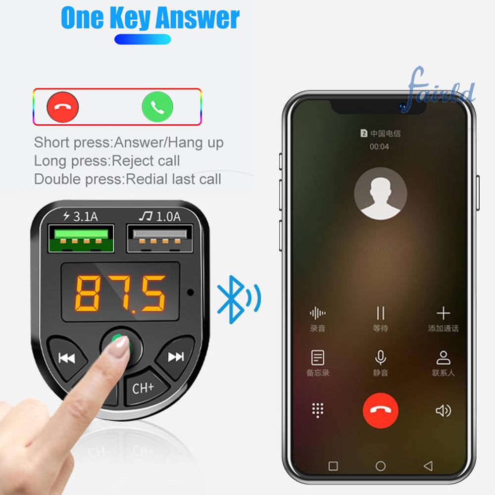 Máy Nghe Nhạc Mp3 Bluetooth 5.0 Không Dây Cổng Usb 3.1a + 1a | BigBuy360 - bigbuy360.vn