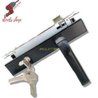 Bộ khóa tay gạt Golking lắp cửa nhôm hệ việt pháp - cửa nhựa lõi thép
