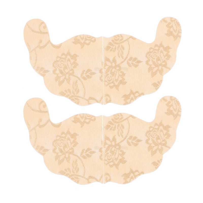 2pcs/1 pair Miếng dán ngực hình chữ U phối ren quyến rũ