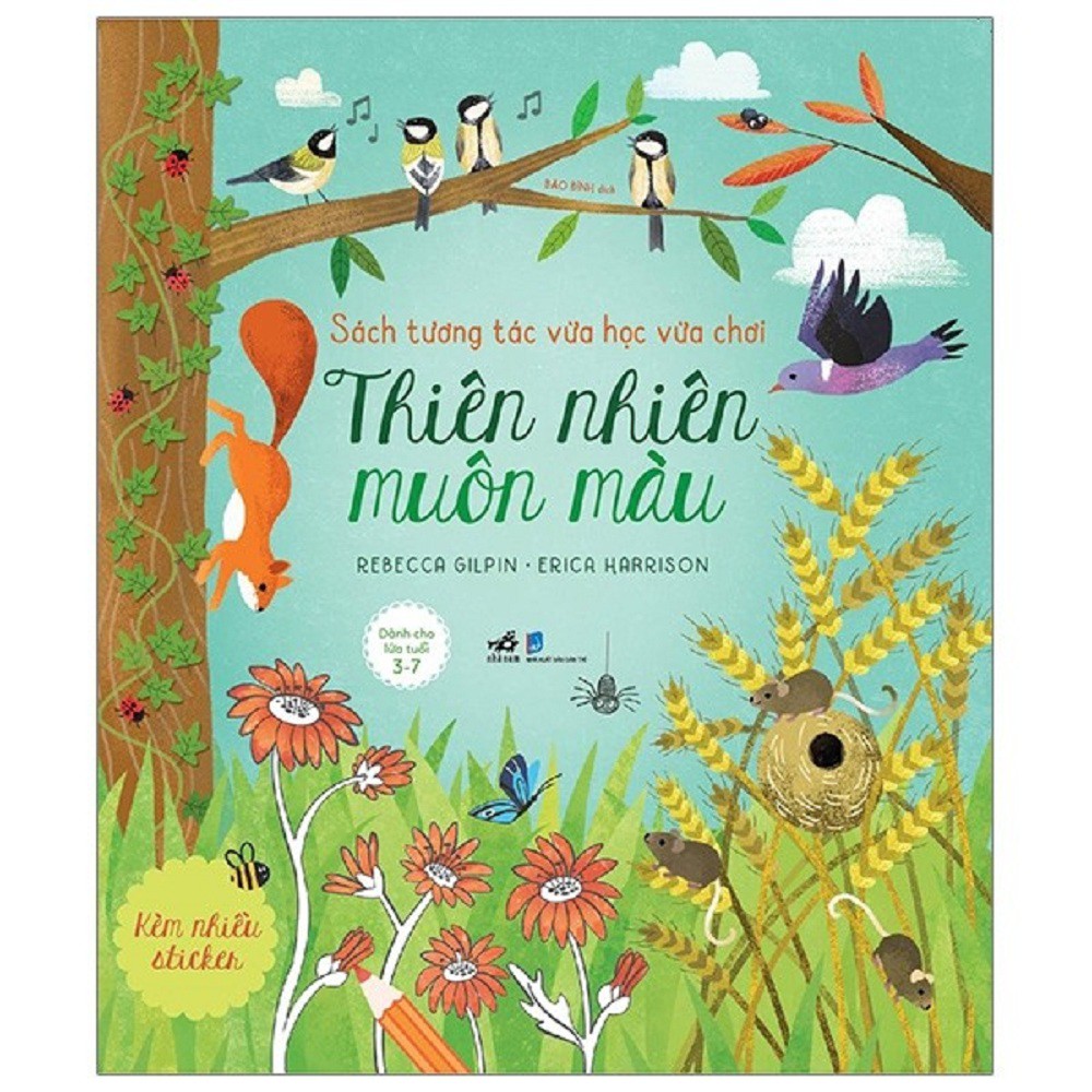Sách Nhã Nam - Sách Tương Tác Vừa Học Vừa Chơi (Thiên Nhiên Muôn Màu + Vũ Trụ Diệu Kỳ + Khủng Long Kỳ Thú)