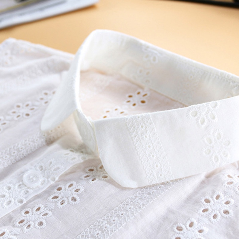 Cổ áo sơ mi giả kiểu đứng phối bèo phong cách Vintage 17 kiểu tùy chọn cho nữ