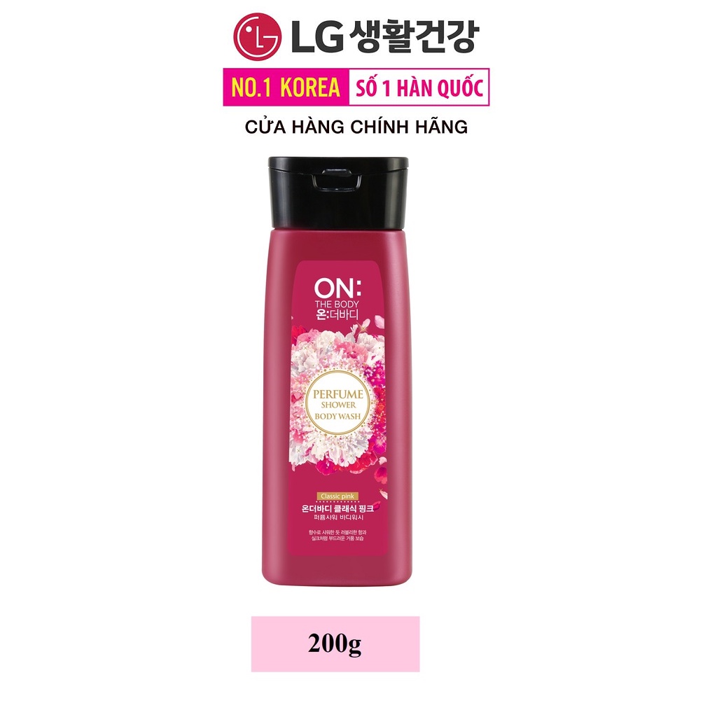 [Quà tặng không bán] Sữa tắm dưỡng ẩm hương nước hoa On: The Body Perfume Classic Pink 200g - Hương Tinh Tế