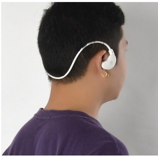 Tai nghe thể thao trắng Bluetooth 4.1