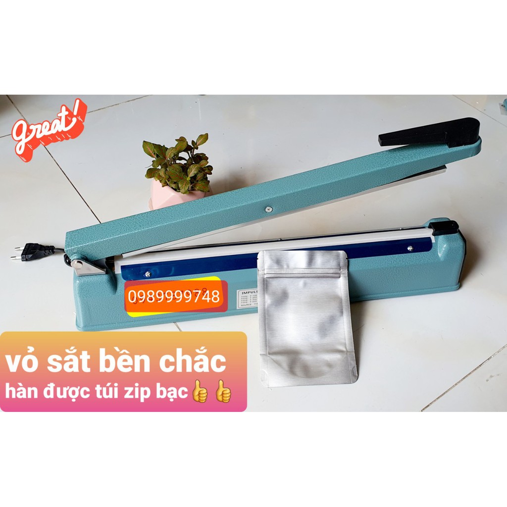 MÁY HÀN MIỆNG TÚI 40CM VỎ SẮT- BÁN LẺ GIÁ SỈ- MÁY HÀN ĐƯỢC TÚI ZIP BẠC- VỎ SẮT SIÊU BỀN