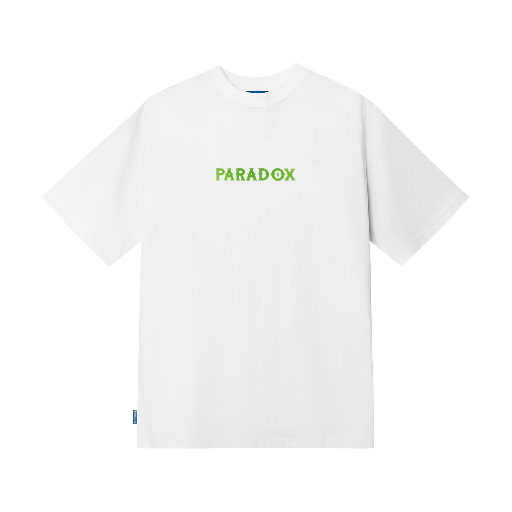 Áo thun form rộng Paradox tay lỡ - Unisex - In hình - SUPERIOR GRASSY TEE - Đen, Trắng