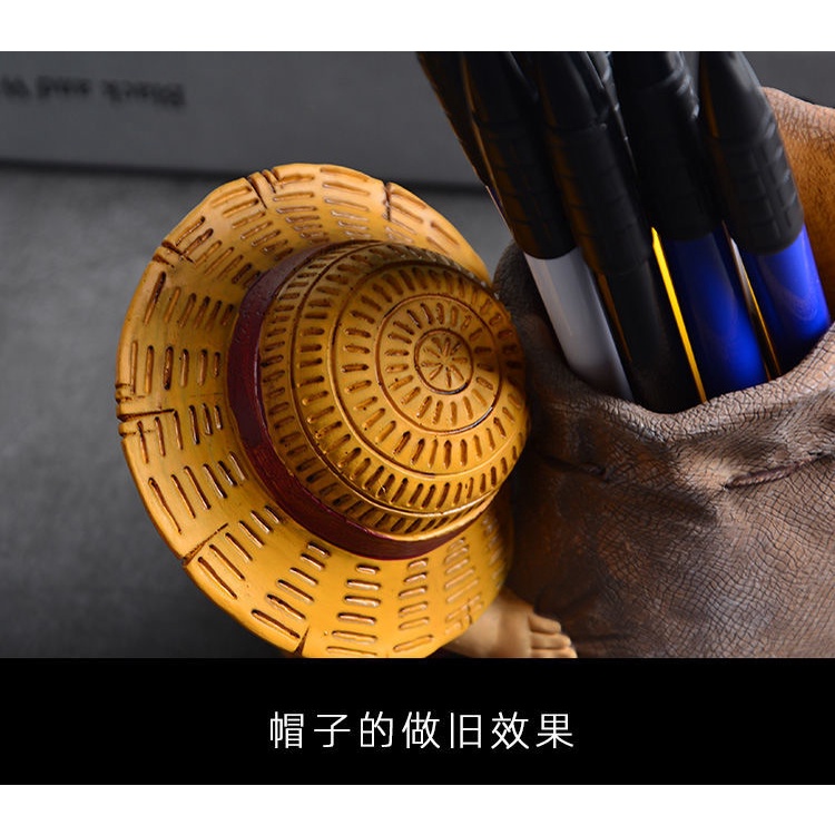 Hộp Đựng Bút Để Bàn Hình Nhân Vật Luffy Trong One Piece Dùng Làm Quà Tặng Sinh Nhật