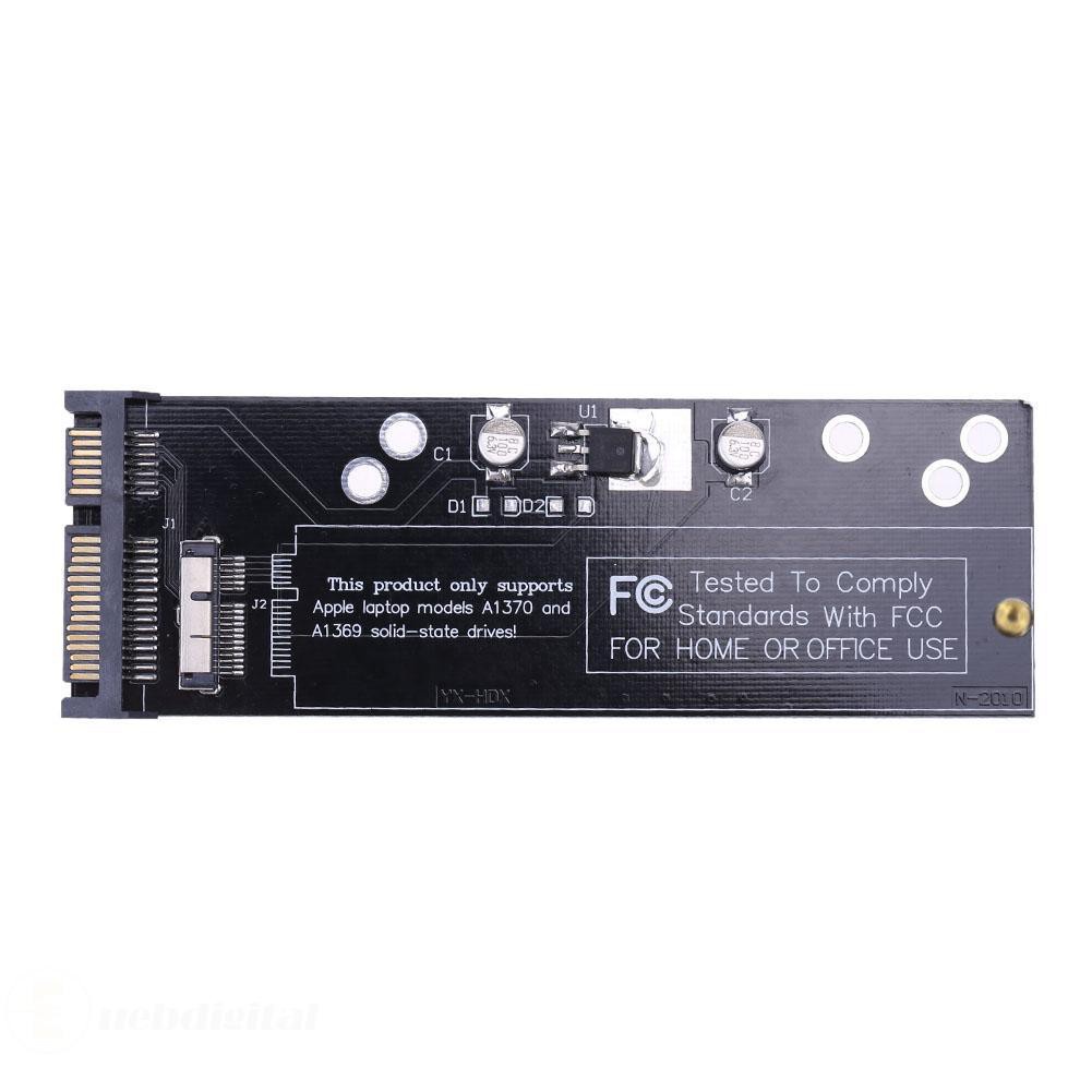 1 Card Chuyển Đổi Ssd Sang Sata Cho 2010 2011 Apple Macbook Air A1370 A1369