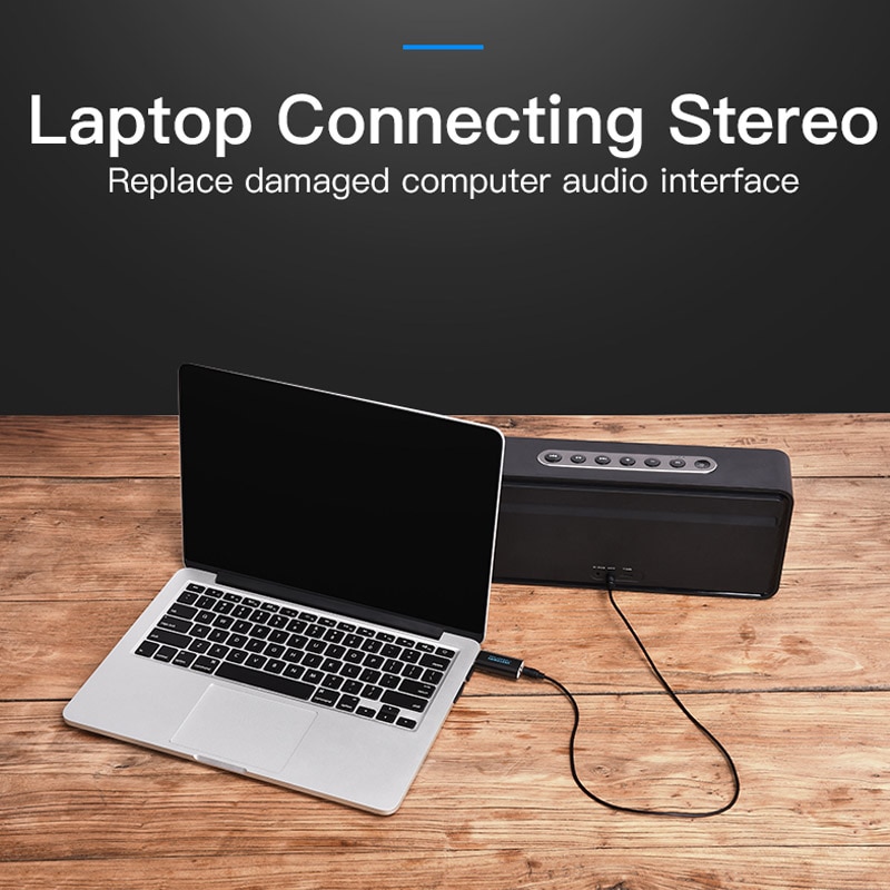 Bộ chuyển đổi âm thanh VENTION từ Usb sang Aux 3.5mm 5.1 | BigBuy360 - bigbuy360.vn