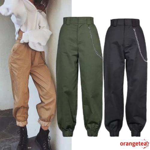 Quần jogger lưng cao thời trang quyến rũ dành cho nữ
