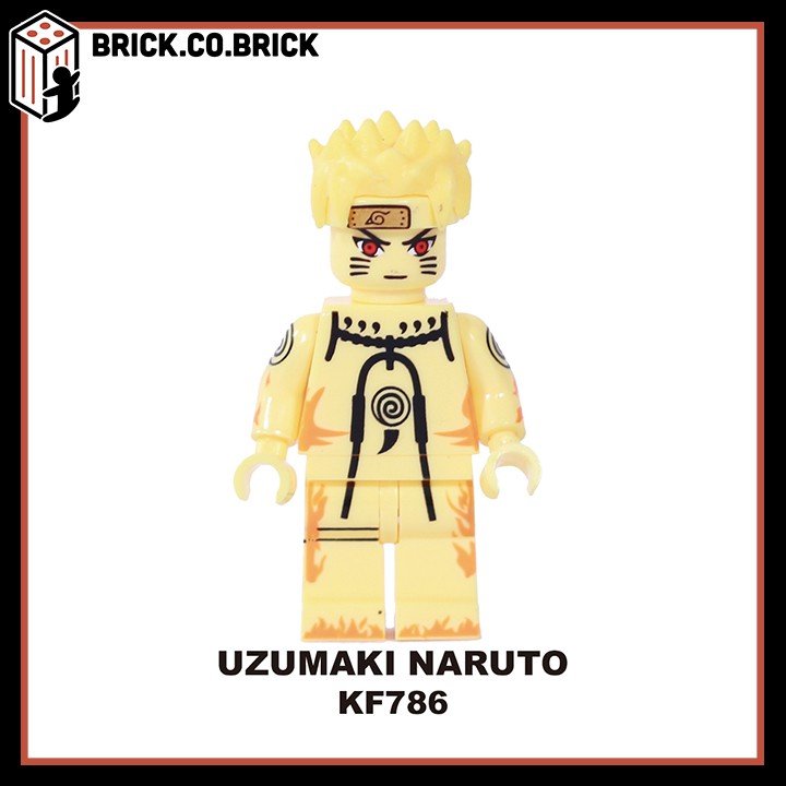 Jiraiya Itachi Sasuke Naruto Kakashi Đồ Chơi Lắp Ráp Non Lego Anime Ninja Naruto Mô Hình Minifigure KF6078