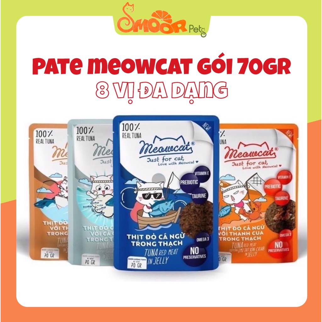 Pate Meowcat gói 70gr - Pate mèo Meowcat