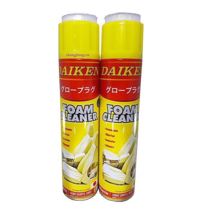 Chai Vệ Sinh Bảo Dưỡng Nệm Ghế Da & Nỉ DAIKEN - FOAM CLEANER