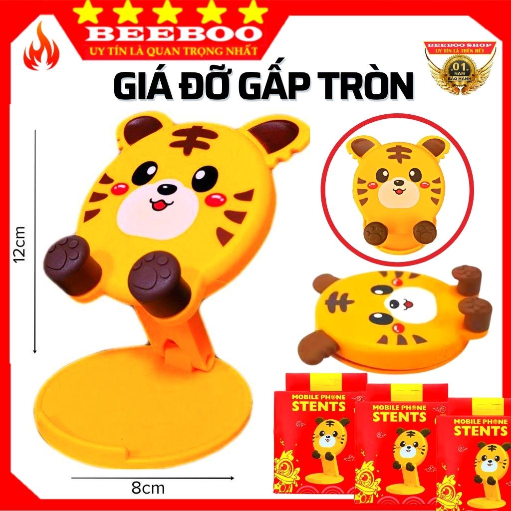 Giá Đỡ Điện Thoại gấp gọn để bàn hình tròn - Hình Thú Dễ Thương siêu nhẹ đa năng tiện dụng [CỌP MAY MẮN 2022]