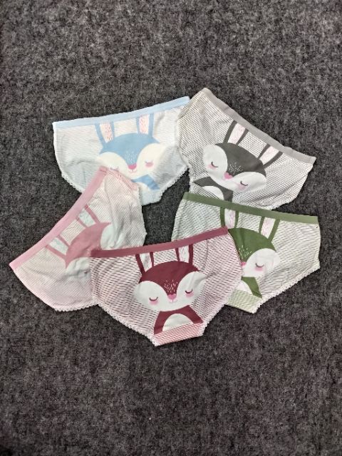 Bộ 5 quần lót thỏ xinh Capuchino | BigBuy360 - bigbuy360.vn