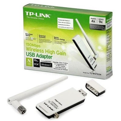 Thu wifi TP-Link  chính hãng - TL-WN722N 150mbps. Dễ dàng sử dụng, không cần cài đặt, cắm vào là thu wifi ngay