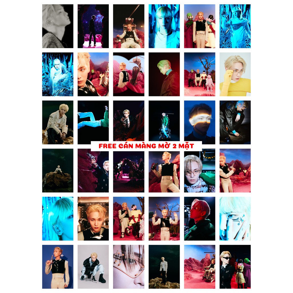 Lomo card 45 ảnh thành viên Shinee - Key - BAD LOVE