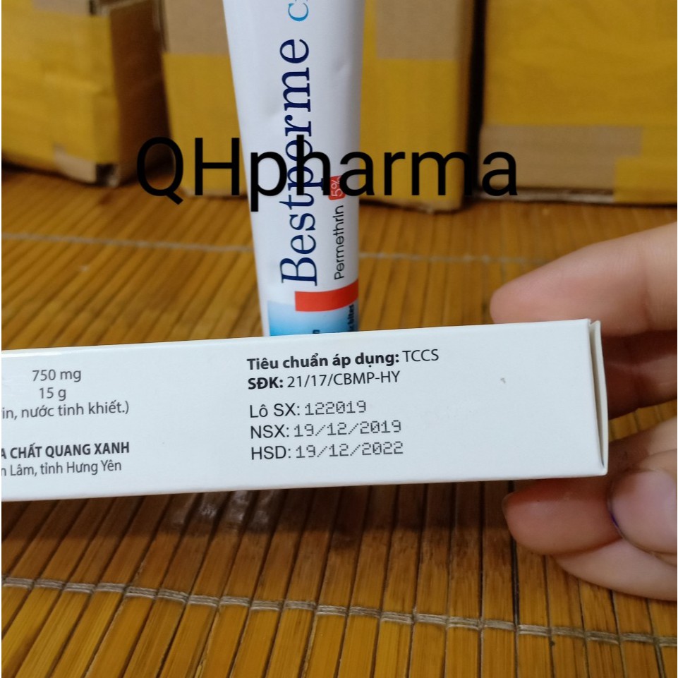 BESTPERME 15g  loại sạch kí sinh trùng