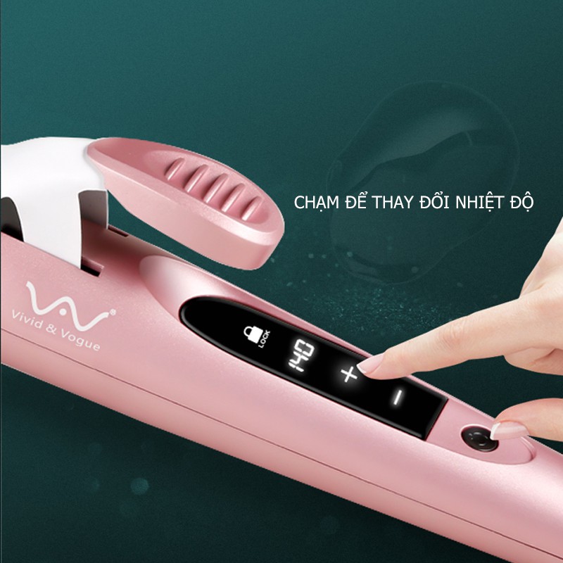 Máy Ép/ Uốn Tóc Bảng Điều Khiển Cảm Ứng VIVID&VOGUE®️ VAV-C203 32mm