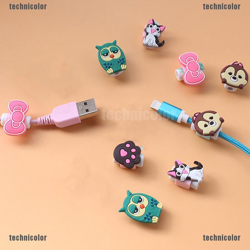 Phụ kiện bảo vệ đầu dây cáp sạc kiểu dáng hoạt hình dễ thương
