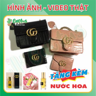 ✅Set Túi kèm Ví Nhỏ Xinh Xắn 💖 Có Ảnh + Video Thật💖Mẫu Hot 2020💖 Da PU Vân Da Rắn Trẻ Trung, Thời Trang - Đi Làm Đi Chơi