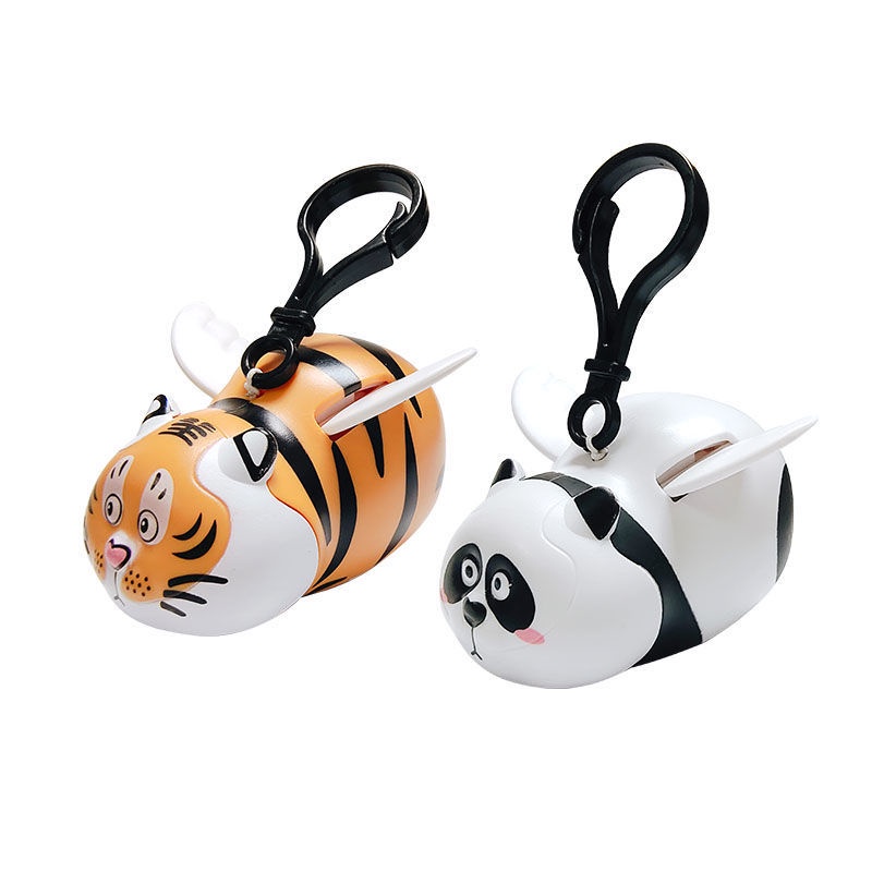 Móc Khóa Dây Rút 520 Có Cánh Hình Hổ/Gấu Trúc động vật nhỏ chìa khóa ĐÁNG YÊU Phụ Kiện động vật nhỏ Móc khóa gắn hình hoạt hình dễ thương độc đáo cho nữ chìa khóa ĐÁNG YÊU móc khóa đồ chơi Móc khóa gắn hình hoạt hình dễ thương độc đáo cho nữ món quà cặp