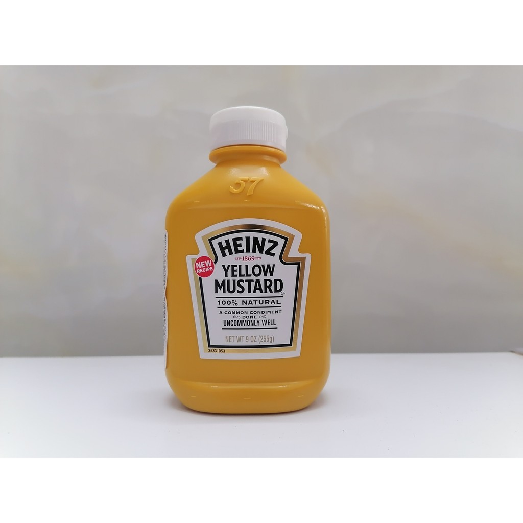 [Mã 66FMCGSALE hoàn 8% đơn 500K] [255g] Mù tạt vàng [USA] HEINZ Yellow Mustard (dmi-hk)