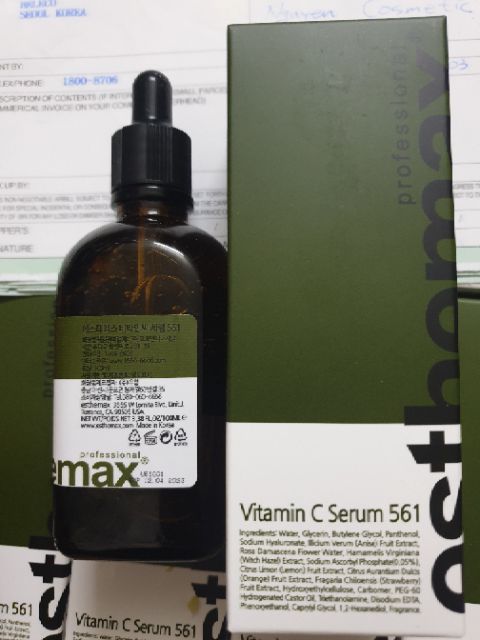 TINH CHẤT TRẮNG DA CHỐNG LÃO HÓA ESTHEMAX VITAMIN C 561