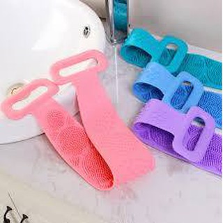 combo 10 đai silicon chà lưng massage