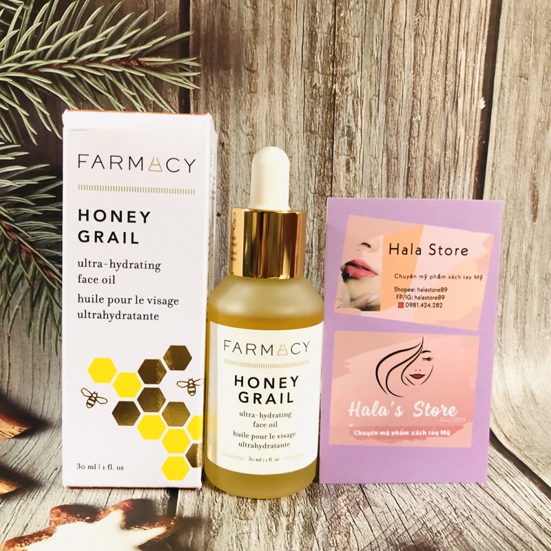 Farmacy Beauty Dầu dưỡng ẩm chống oxy hóa HONEY GRAIL Antioxidant Facial Oil