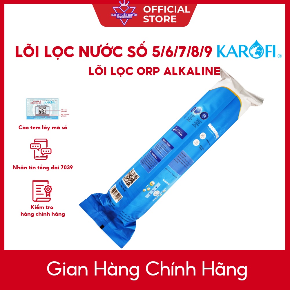 Lõi lọc nước ORP ALKALINE Karofi - Lõi chức năng số 5/6/78/9 dùng cho máy RO