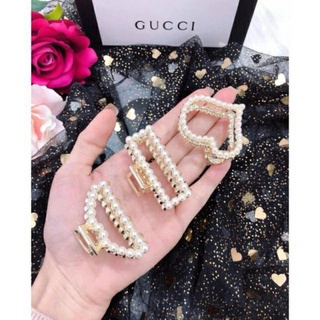 sét 3 kẹp tóc càng cua/đính đá nữ