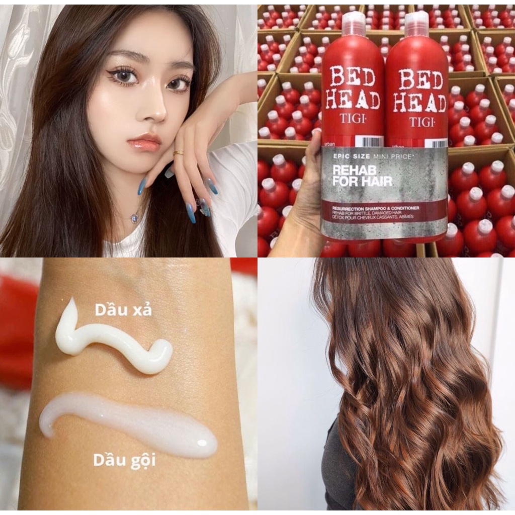 Bộ Dầu Gội Xã TiGi Bed Head - TiGi S Factor 750ml Mỹ