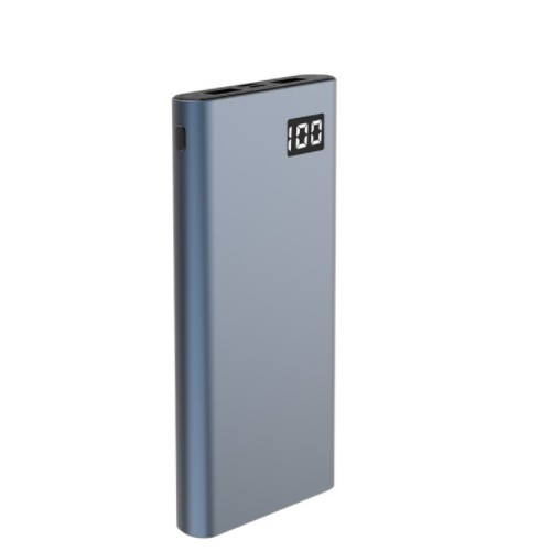 Sạc Dự Phòng  10000mAh 10W Vỏ nhôm cho iPhone Huawei Samsung Xiaomi Oppo Vivo  Có Màn Hình Hiển Thị