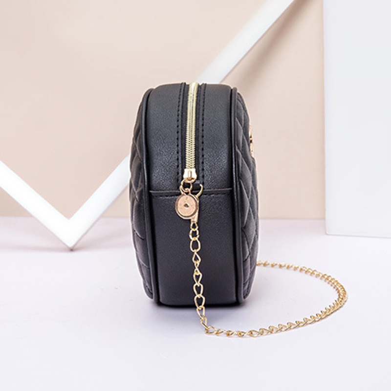 Túi đeo chéo mini IELGY hình vuông/ tròn đính đá thời trang dành cho nữ