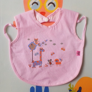 [Chống Thấm]Yếm Ăn Dặm Cotton Chống Thấm 1 Mặt (Có Nút Bấm)