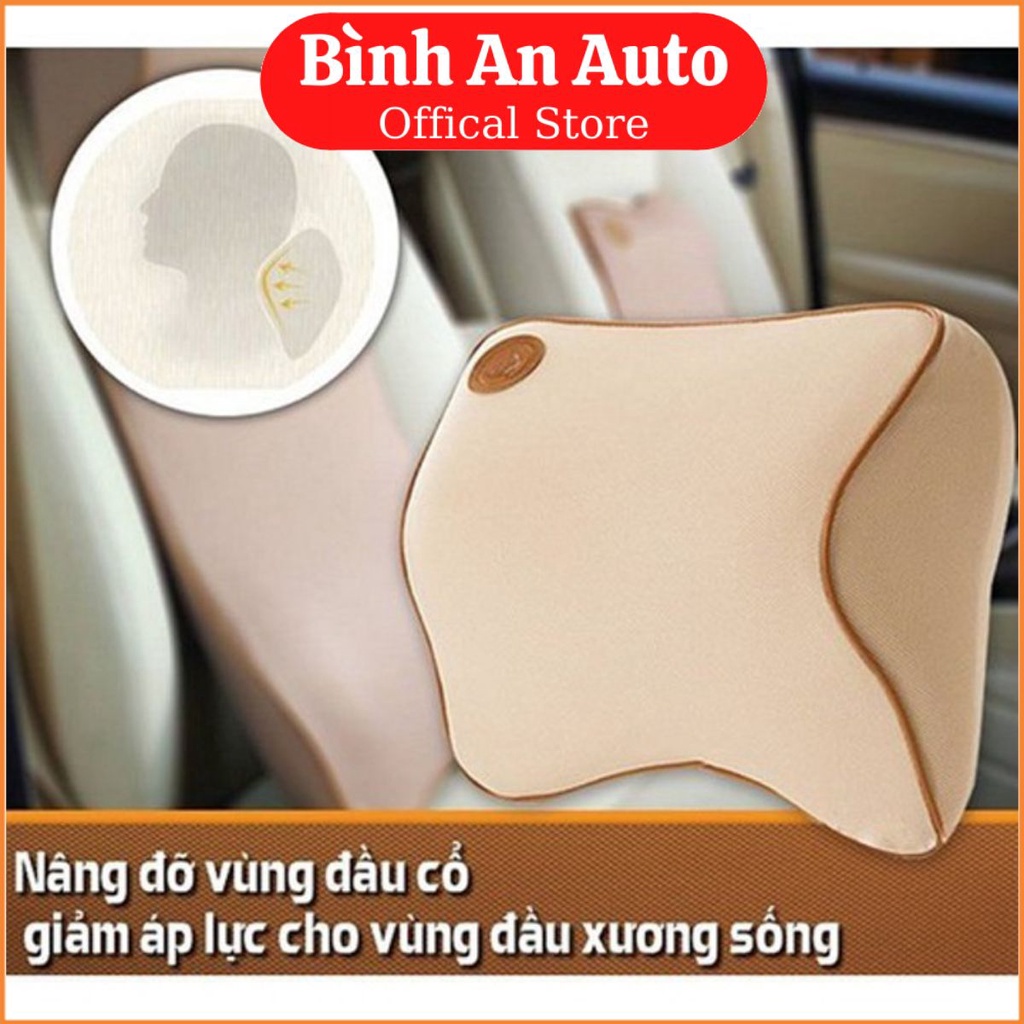 GỐI TỰA ĐẦU Ô TÔ CAO SU NON CAO CẤP - Bình An Auto