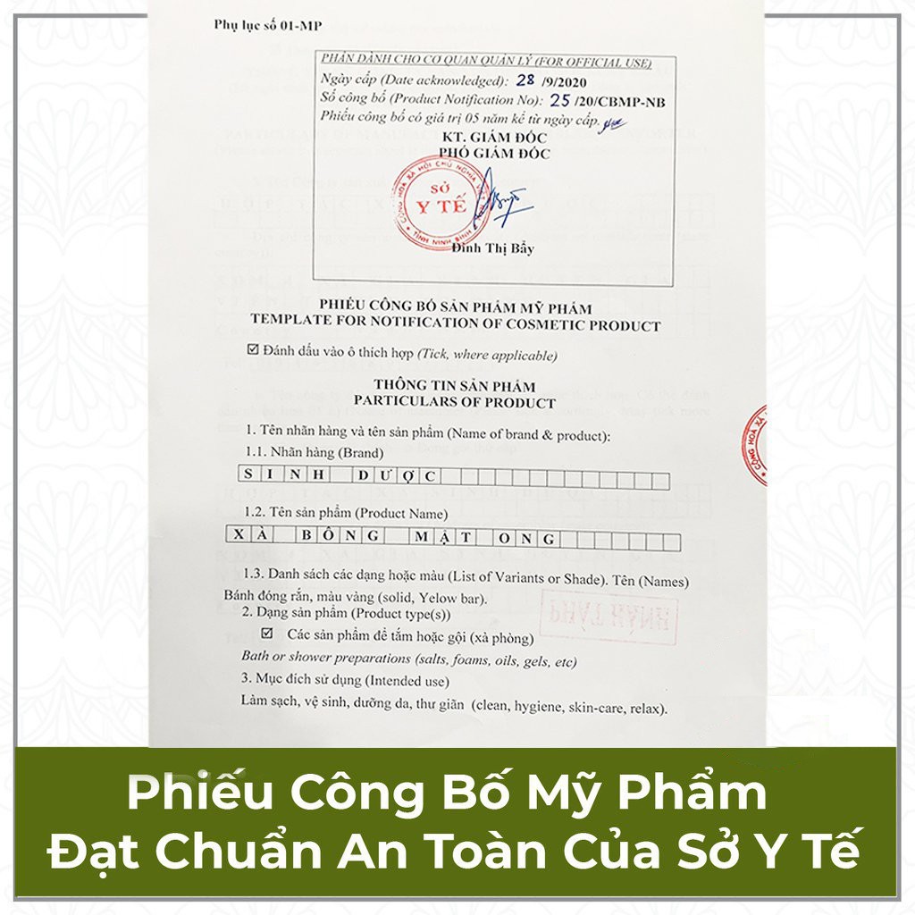 Xà bông nghệ mật ong thảo dược từ thiên nhiên phù hợp mọi làn da.