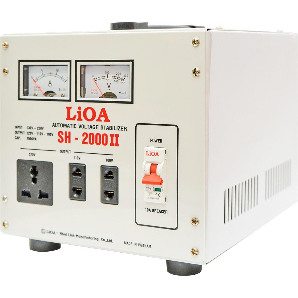 [Giảm 50k] Ổn áp lioa 2kva model SH - 2000 II dây đồng 100%- Hàng Chính Hãng