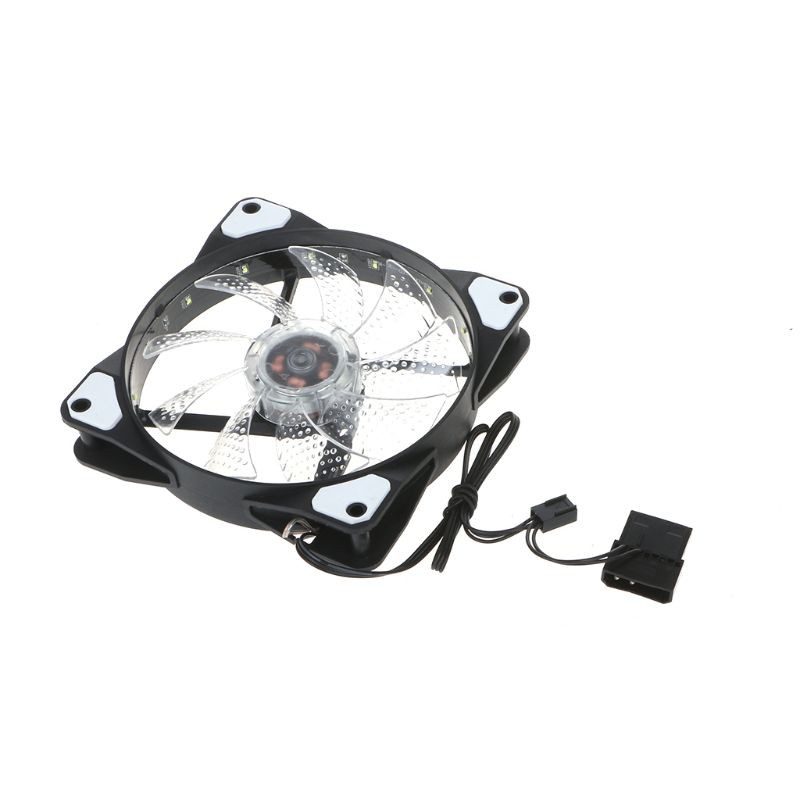 3-Pin/4-Pin 120mm PWM PC Computer Case CPU Cooler Cooling Fan with LED Light NEW