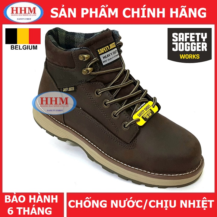 Giày bảo hộ Safety Jogger Meteor đế cao su chịu nhiệt cao, mũi composite nhẹ